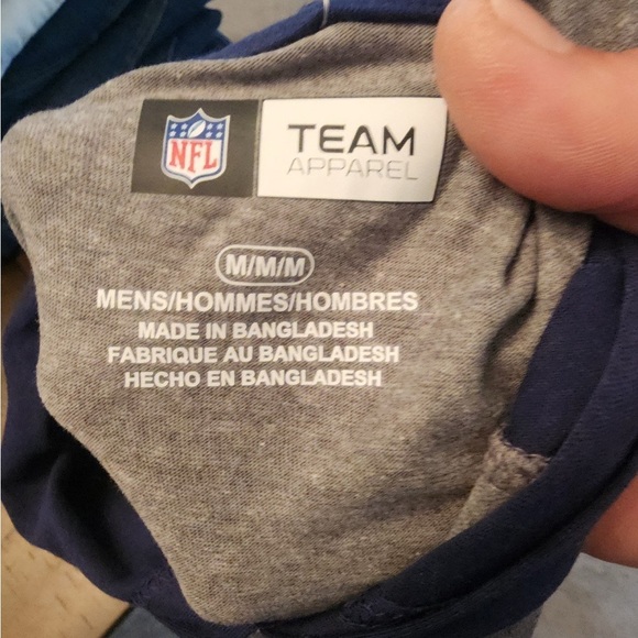 NFL Authentic Apparel Dallas Cowboys Long sleeve hooded Shirt Men’s medium - Picture 3 of 3